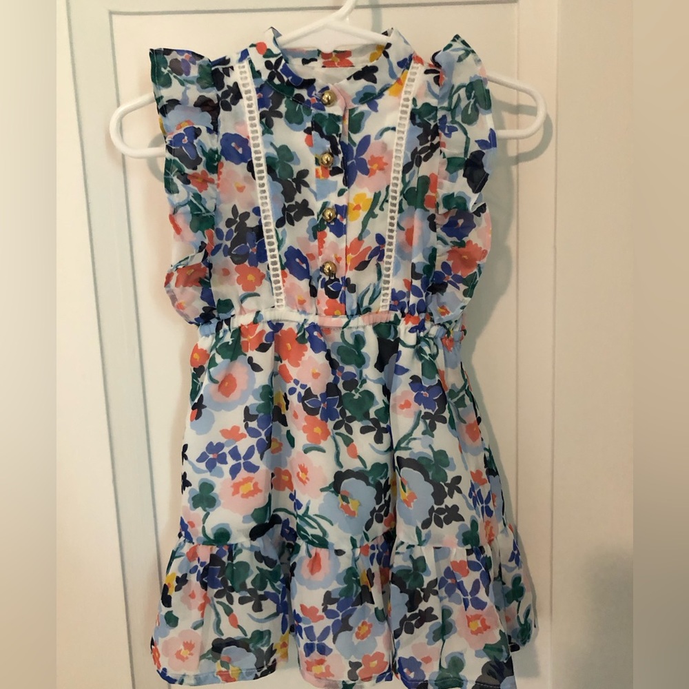 Janie and Jack 3-6 month Floral Dress with Bloomers
